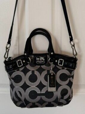 Coach Monogram VINTAGE satchel/crossbody "18894" GVC